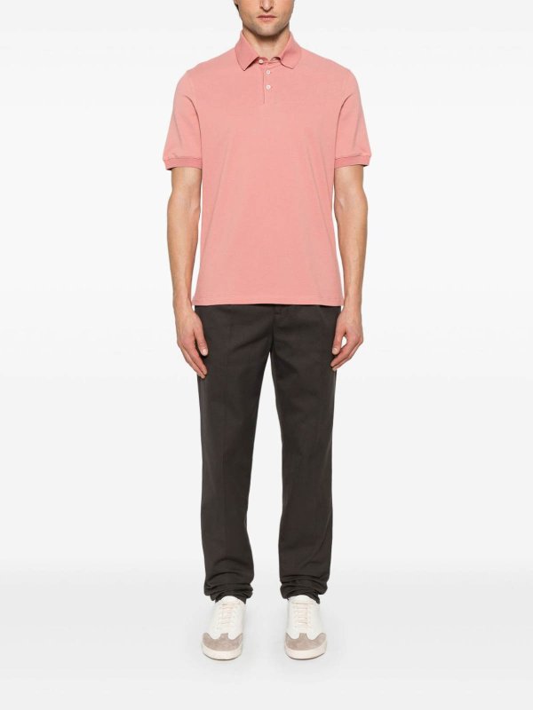 BRUNELLO CUCINELLI: Poloshirts online - Poloshirt - Dunkelrosa