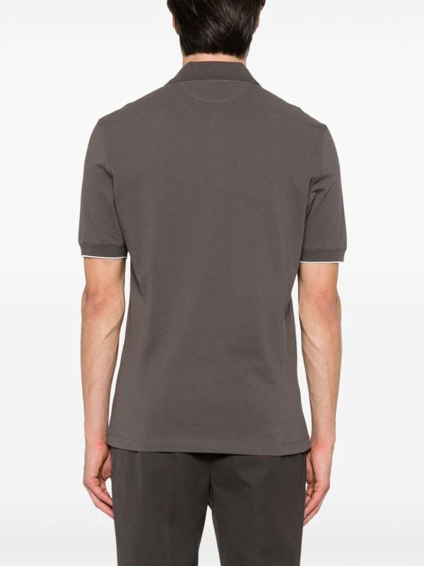 Polo - Blanco shop online: BRUNELLO CUCINELLI