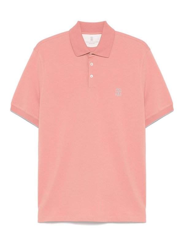 BRUNELLO CUCINELLI: Polos  - Polo - Rose