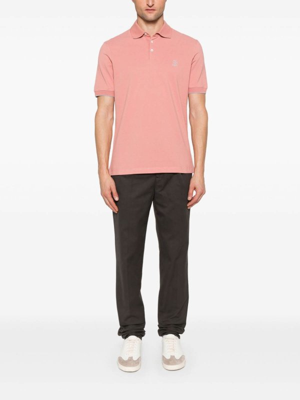 BRUNELLO CUCINELLI: Polos  online - Polo - Rose