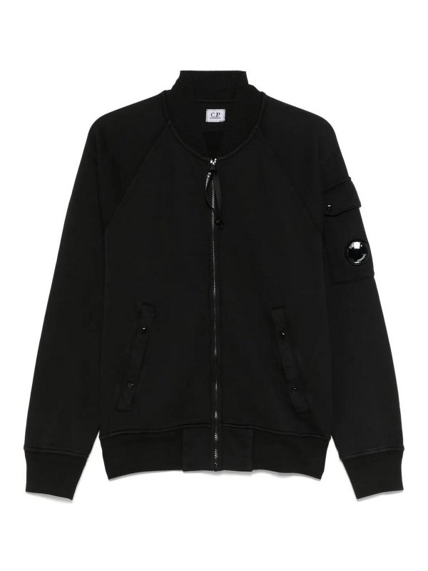 C.P. COMPANY: Sweatshirts & Sweaters - Diagonal FleeceFull