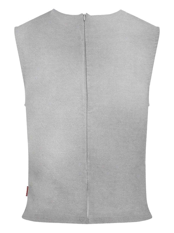 DIESEL: Tops und Tank Tops online - Top - Hellgrau