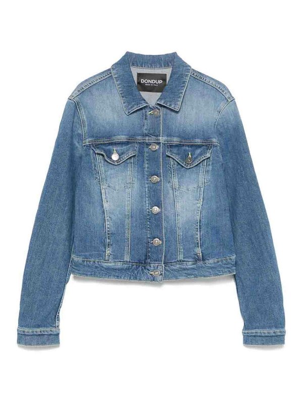 ジャケット DONDUP Woman Jacket Blue DJ460DSH365DIQ1 800 ジャケット DONDUP Woman Jacket Blue DJ460DSH365DIQ1 800