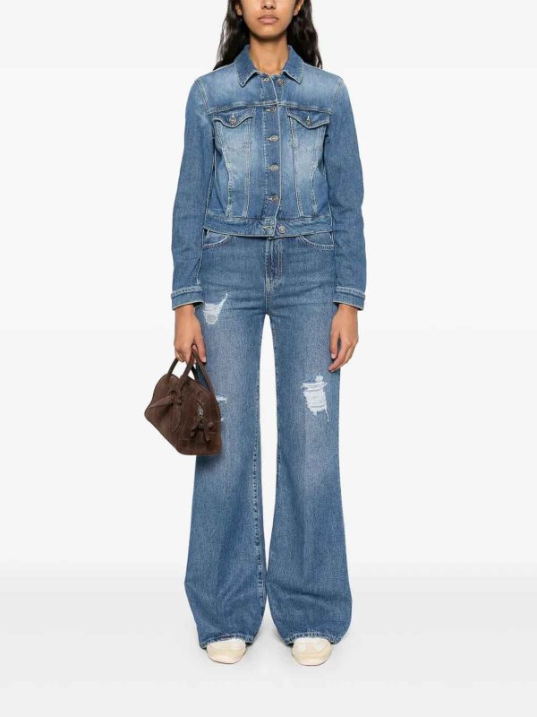 Dondup Denim Jacket - Blue - Women | DJ460DSH365DIQ2DD800