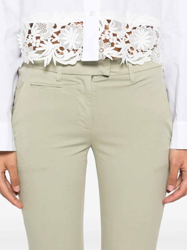 カジュアルパンツ - 緑 shop online: DONDUP