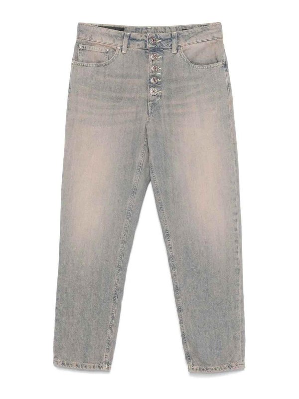 DONDUP: カジュアルトラウザー - カジュアルパンツ - ブルー