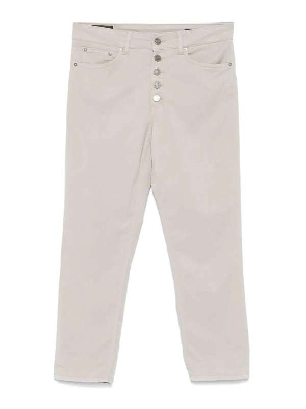 DONDUP: Pantalons casual - Pantalons Décontractés - Blanc