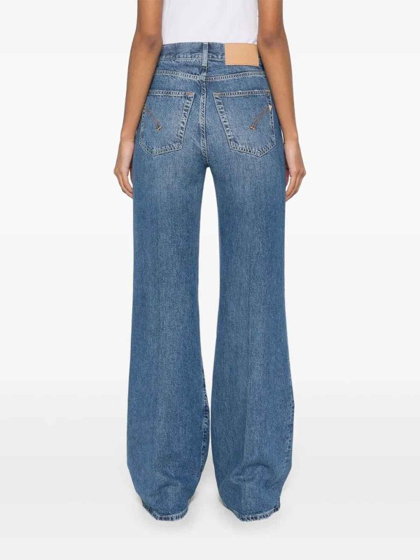 The Best Shops DONDUP: カジュアルトラウザー - カジュアルパンツ - ブルー