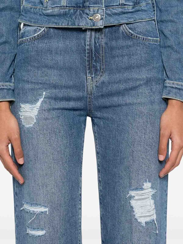 カジュアルパンツ - ブルー shop online: DONDUP