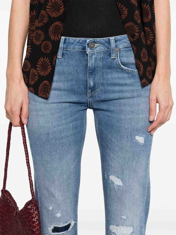 The Best Shops DONDUP: カジュアルトラウザー - カジュアルパンツ - ブルー