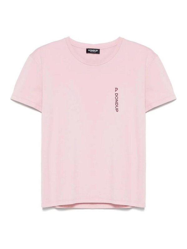 DONDUP: T-shirts - T-Shirt - Fuchsia
