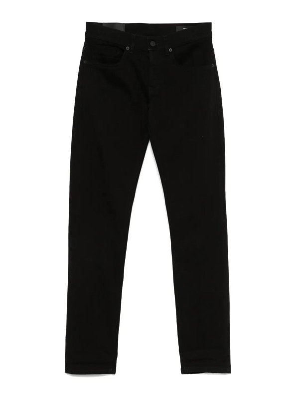 DONDUP: Pantalones casual - Pantalón Casual - Negro