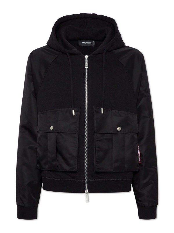 DSQUARED2: Sudaderas y suéteres - Sudadera - Negro