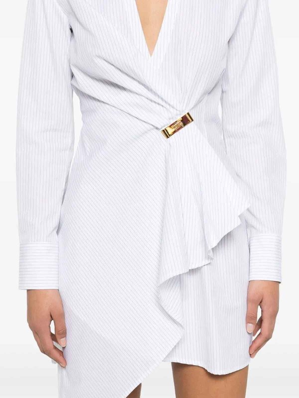 The Best Shops ELISABETTA FRANCHI: ニーレングスドレス - 膝丈ドレス - 白