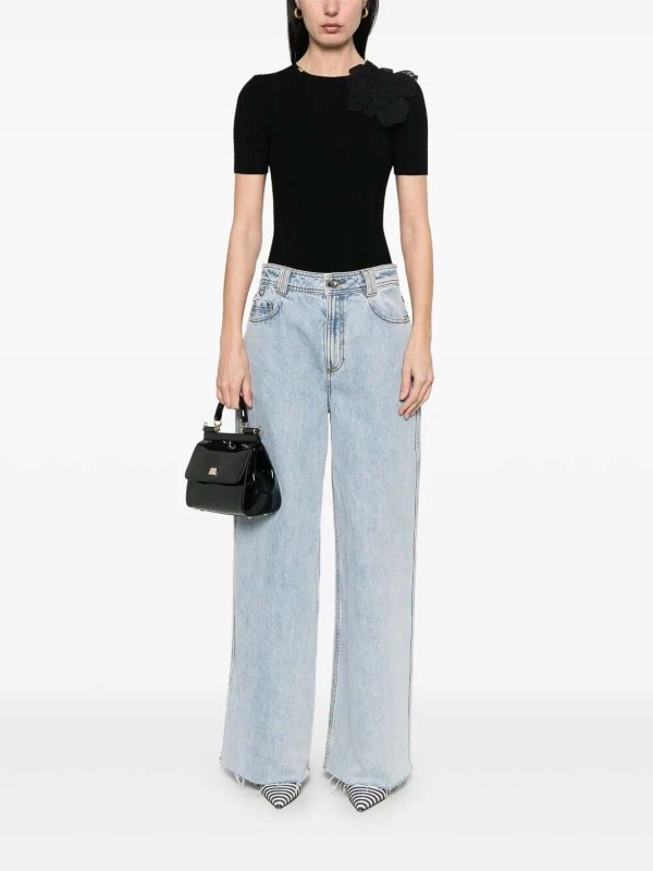 ELISABETTA FRANCHI: Tops y camisetas sin mangas online - Top - Negro