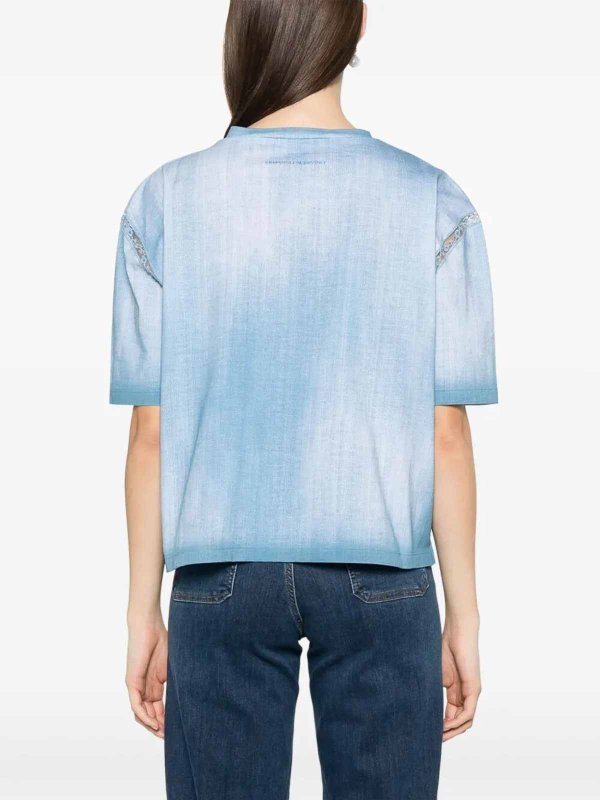 The Best Shops ERMANNO SCERVINO: Camisetas - Camiseta - Azul