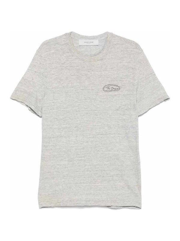 GOLDEN GOOSE: T-shirts - T-Shirt - Gris