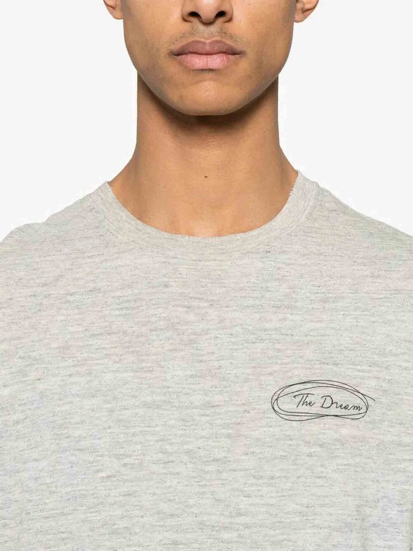 T-Shirt - Gris shop online: GOLDEN GOOSE