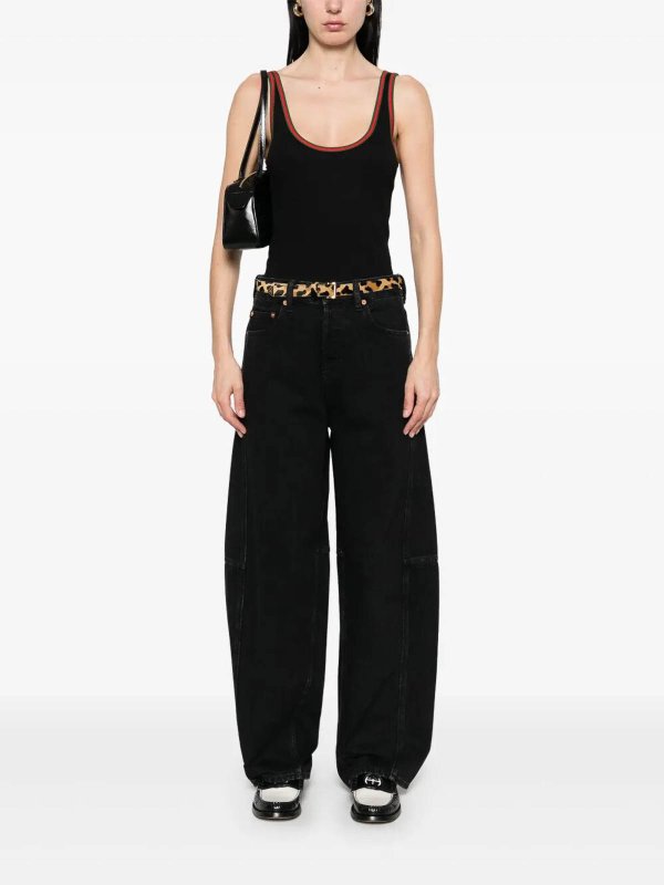 GUCCI: Trousers Shorts online - Baloon Denim Pants