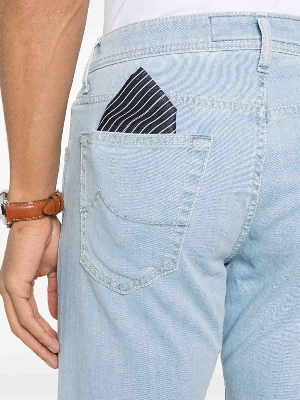 The Best Shops JACOB COHEN: Jeans évasés - Jean Bootcut - Bleu