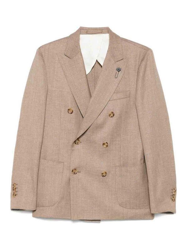 LARDINI: カジュアルジャケット - カジュアルジャケット - ブラウン