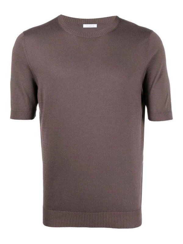 MALO: crew necks - Half Sleeve Crew