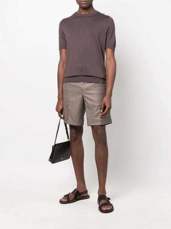 MALO: crew necks online - Half Sleeve Crew