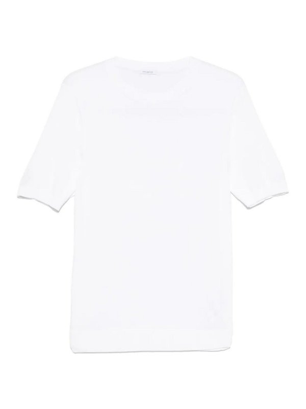 MALO: Pull col rond - Pull Col Rond - Blanc