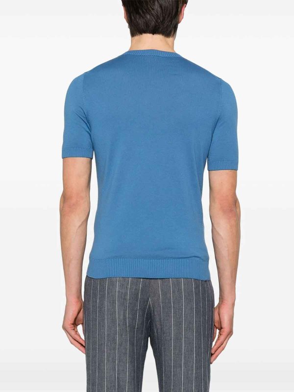 クルーネック - ブルー shop online: MALO