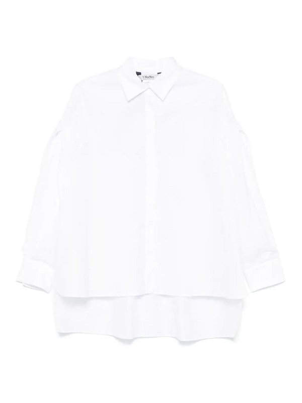 Max Mara: Camisas - Camisa - Blanco