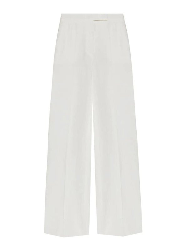 Max Mara: Casual Hosen - Casual Hose - Weiß
