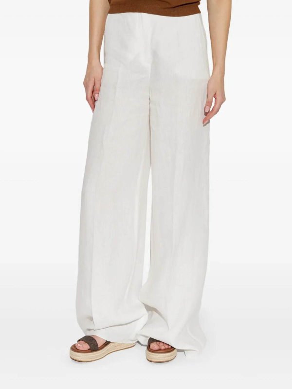 The Best Shops Max Mara: Casual Hosen - Casual Hose - Weiß