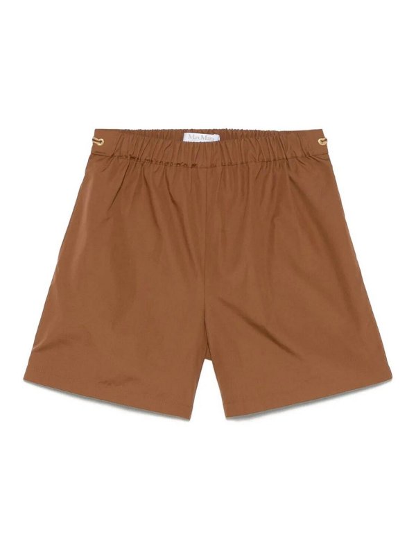 Max Mara: トラウザーショーツ - ショートパンツ - ブラウン