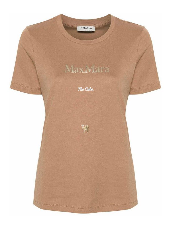 Max Mara: t-shirts - Logo t-shirt