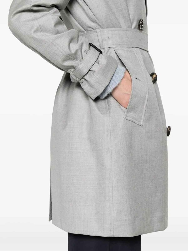 The Best Shops Montecore: Trenchcoats - Trenchcoat - Grau