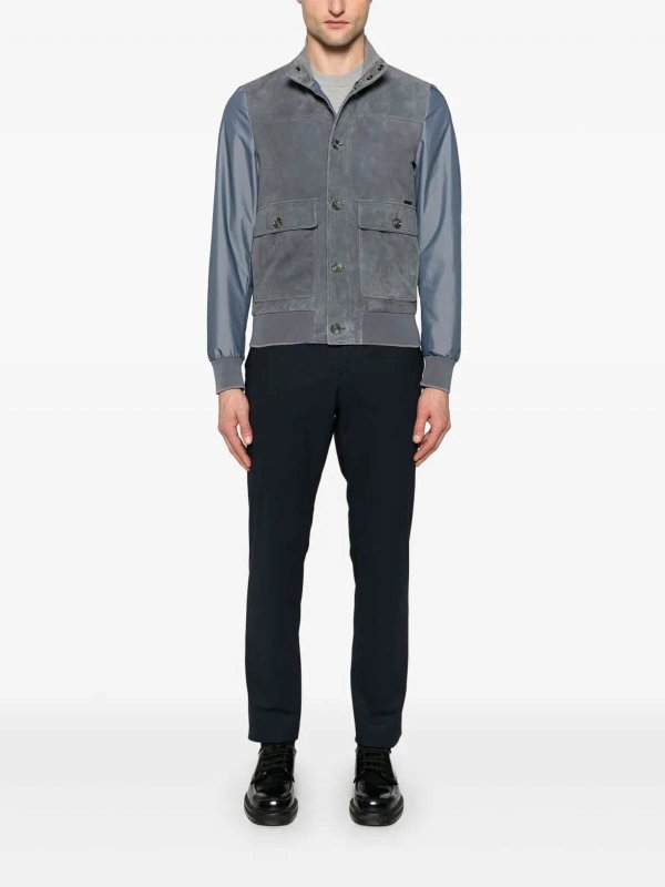 MOORER: Lederjacken online - Lederjacke - Blau