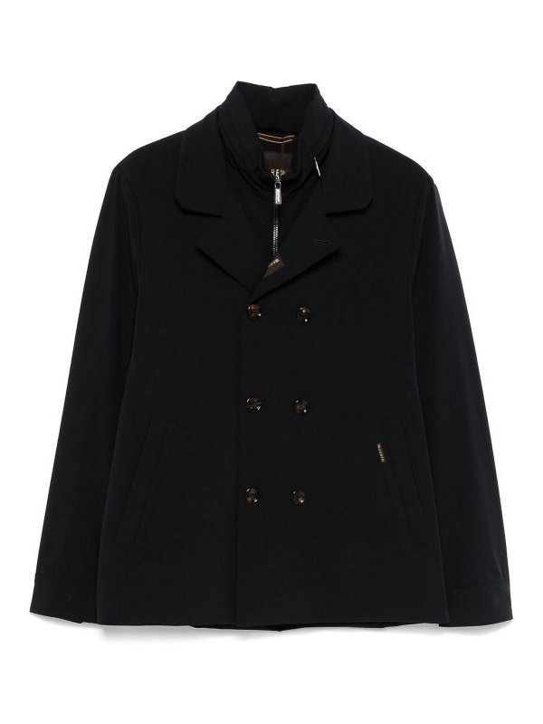 MOORER: Vestes de costume - Blazer - Bleu Foncé