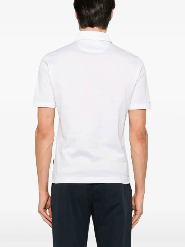 MOORER: Poloshirts online - Poloshirt - Weiß