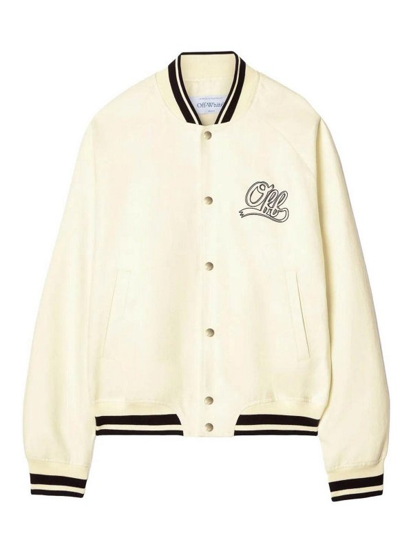 OFF-WHITE: Casualjacken - Casualjacke - Weiß