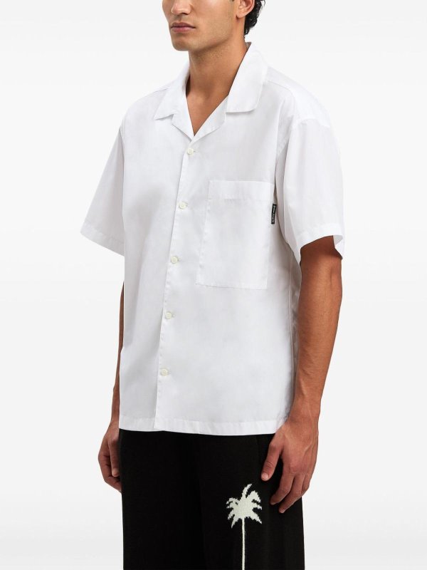 The Best Shops Palm Angels: Camisas - Camisa - Blanco