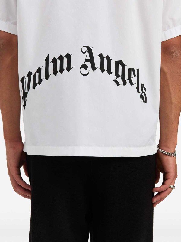 The Best Shops Palm Angels: Camisa - Blanco