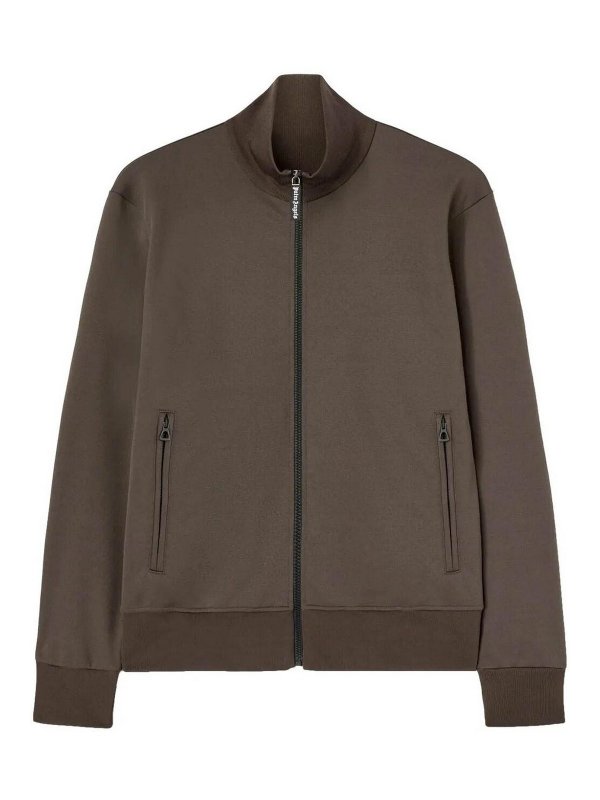 Palm Angels: casual jackets - Back Curved LogoTrack Jacket