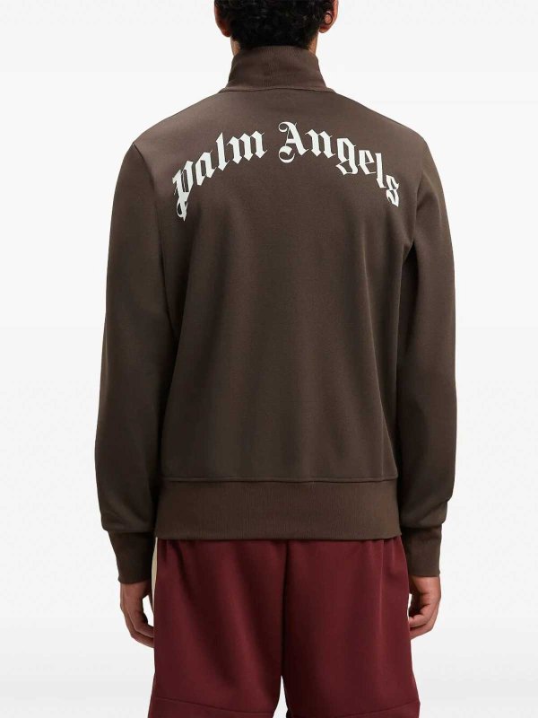 Palm Angels: casual jackets online - Back Curved LogoTrack Jacket