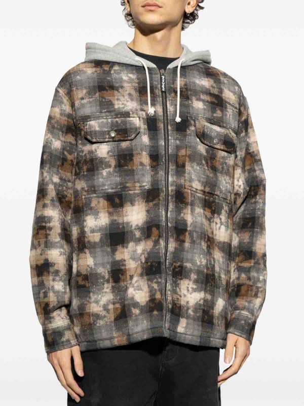 カジュアルジャケット - グレー shop online: Palm Angels