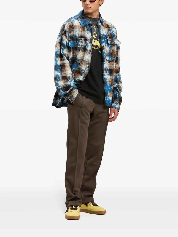 Palm Angels: tracksuit bottoms online - Back Curved LogoTrack Pants