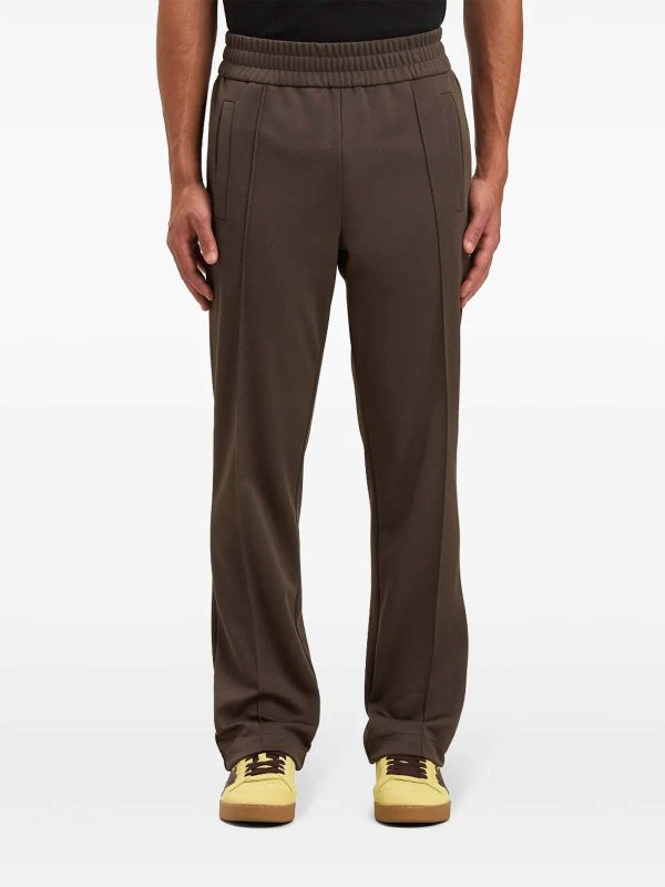 The Best Shops Palm Angels: tracksuit bottoms - Back Curved LogoTrack Pants