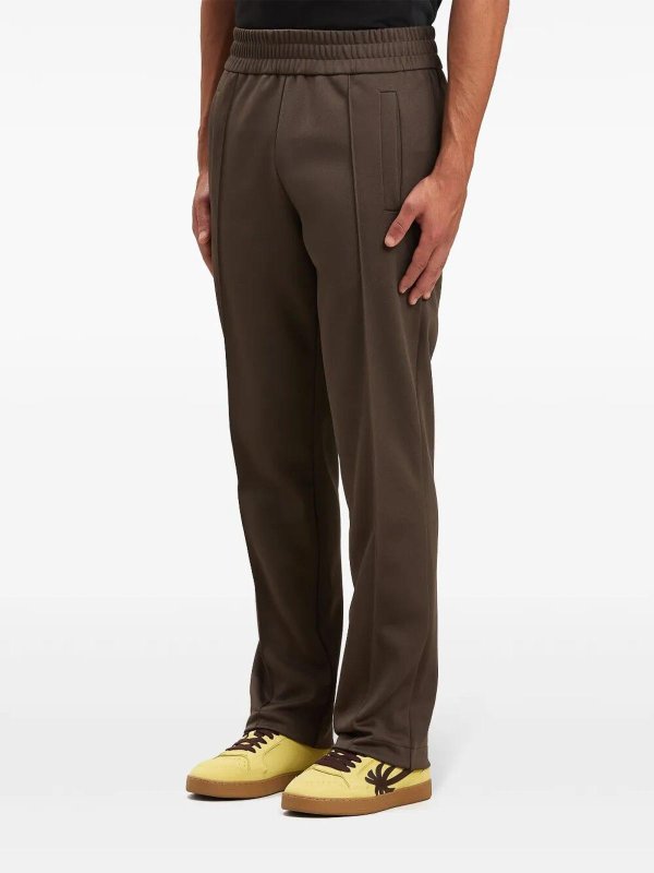 The Best Shops Palm Angels: Back Curved LogoTrack Pants