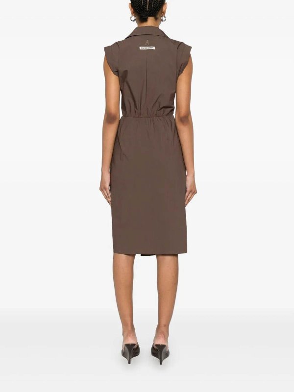 PATRIZIA PEPE buy online Knielanges Kleid - Braun