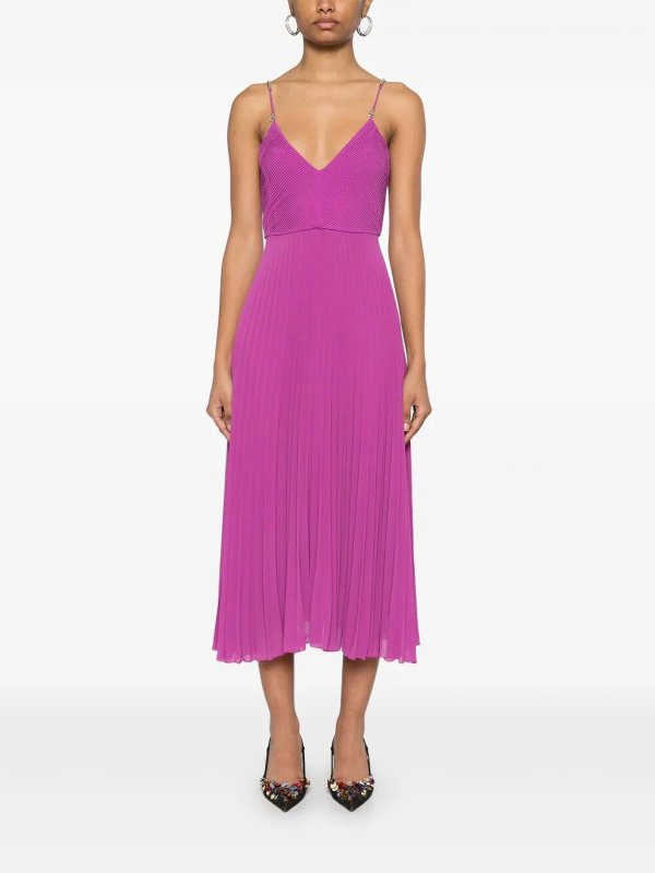 PATRIZIA PEPE: ニーレングスドレス online - 膝丈ドレス - 紫