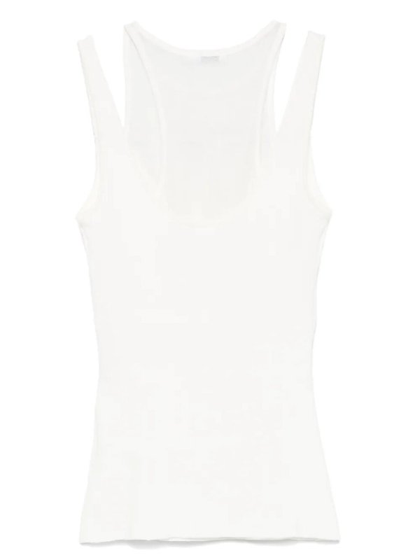 PATRIZIA PEPE: Tops y camisetas sin mangas online - Top - Blanco